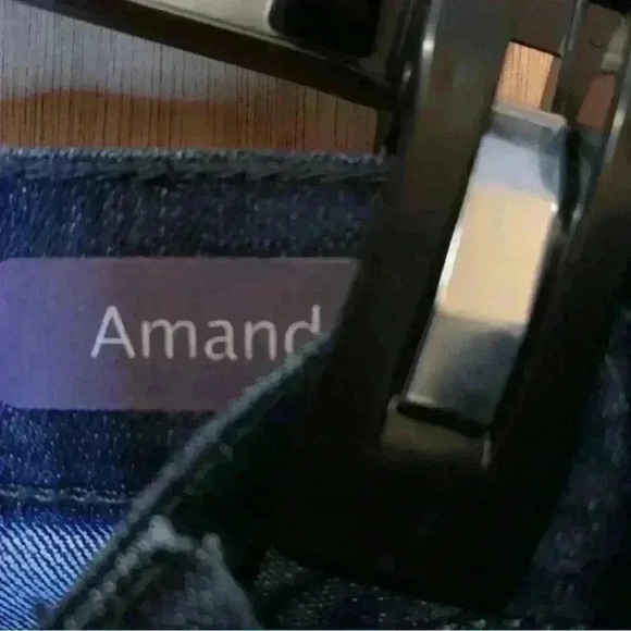 Gloria Vanderbilt Amanda Indigo Straight Leg Jeans Women's 16 - Picture 7 of 16